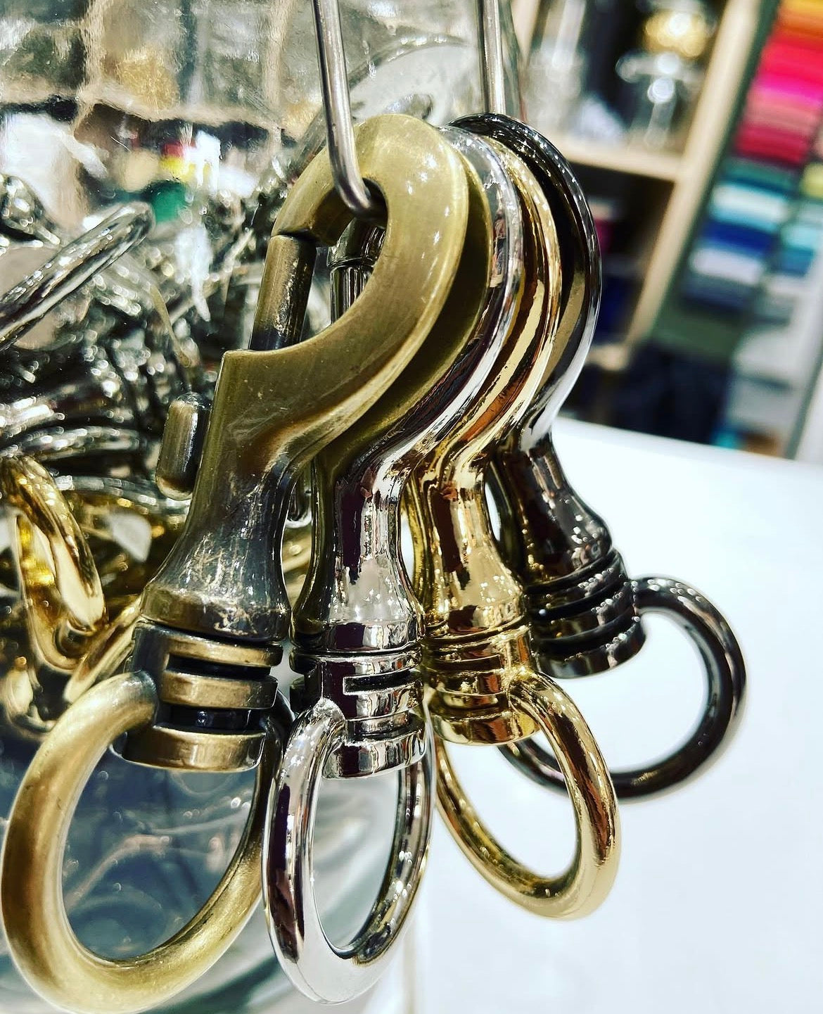 Moschettoni accessori metallici