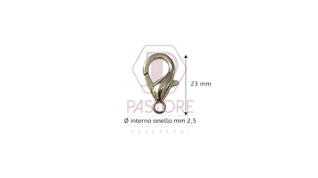Moschettone bijoux art 0023 2,5 mm