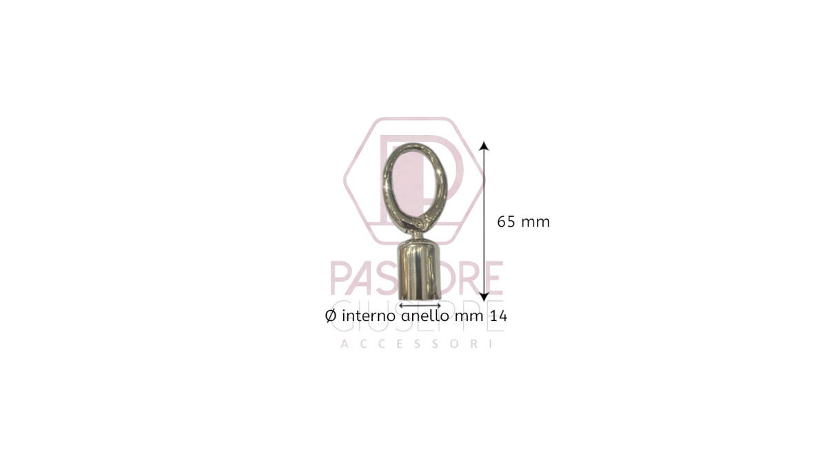 Moschettone a bocciolo art 0237 14 mm
