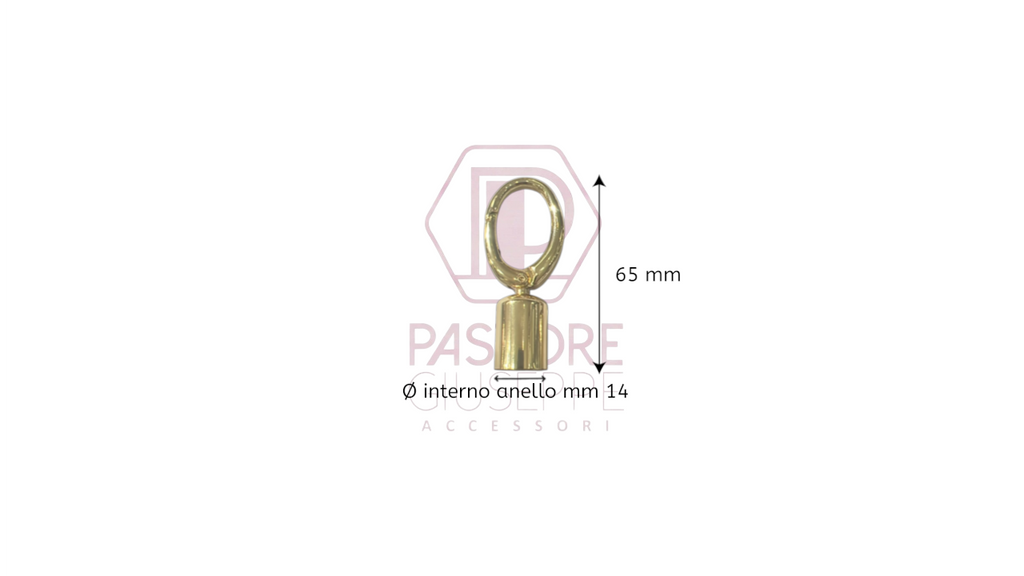 Moschettone a bocciolo art 0237 14 mm