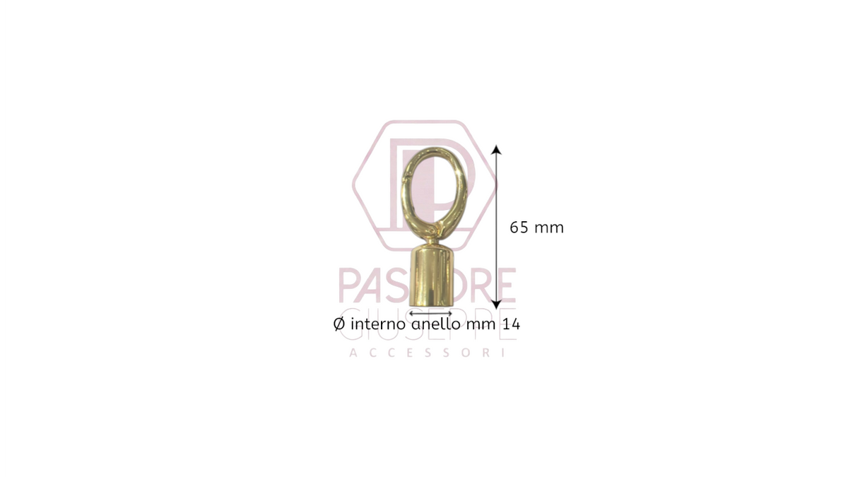 Moschettone a bocciolo art 0237 14 mm