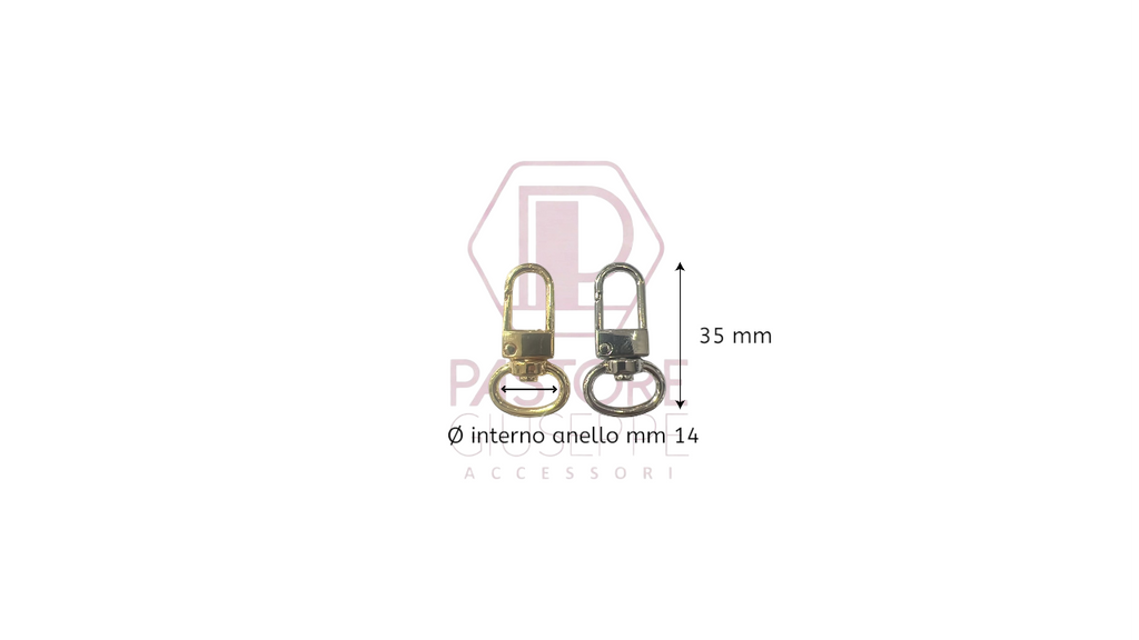 Moschettone art 275 14 mm
