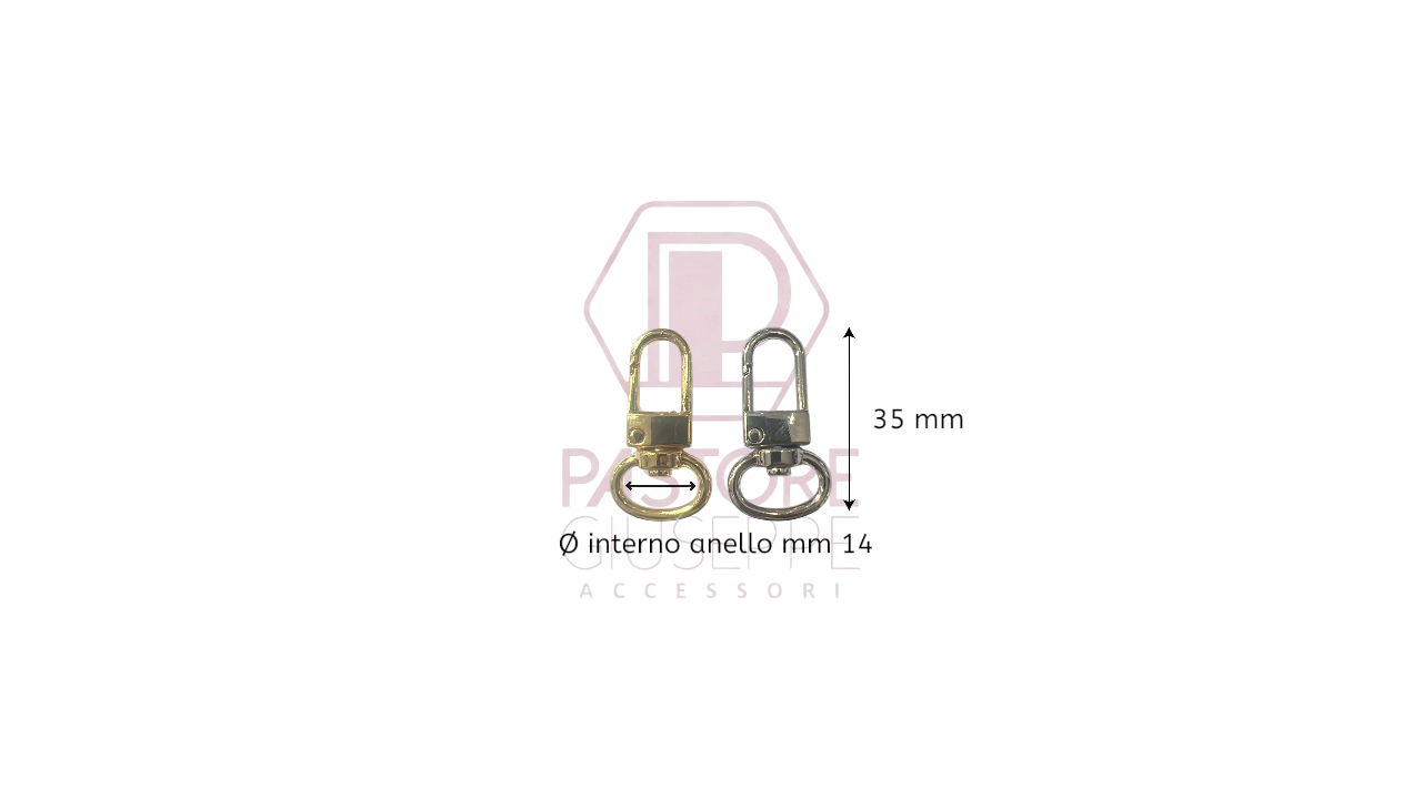 Moschettone art 275 14 mm