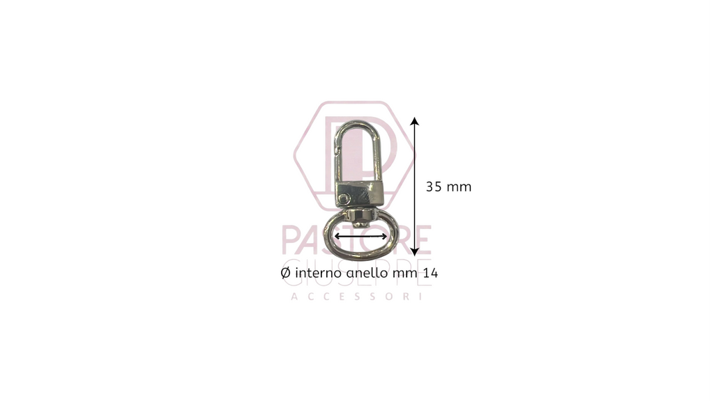 Moschettone art 275 14 mm