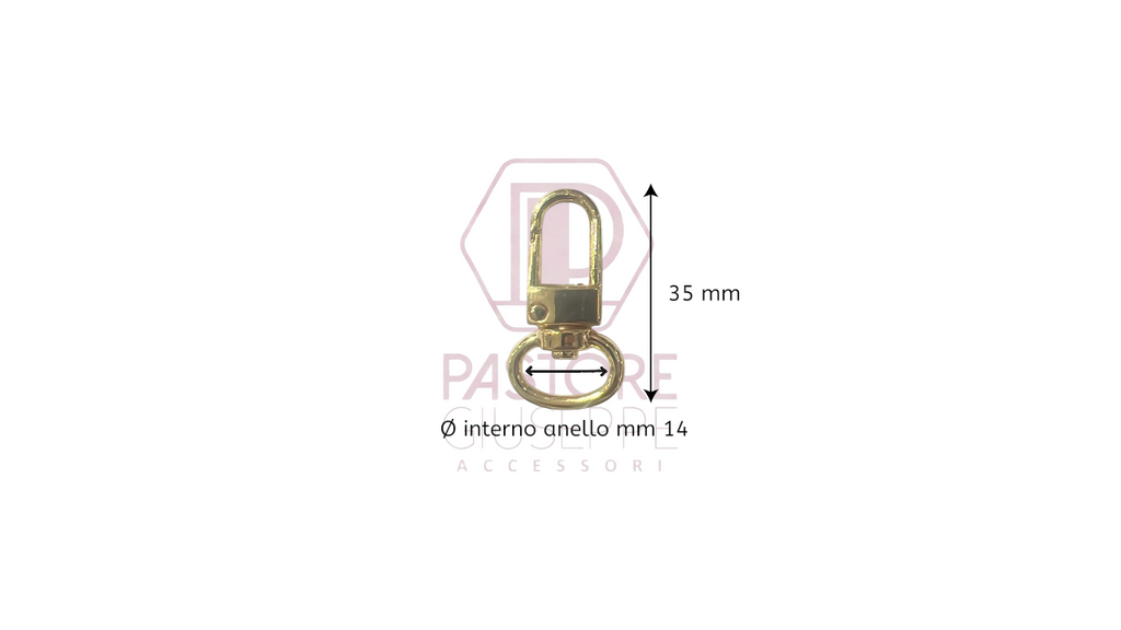 Moschettone art 275 14 mm