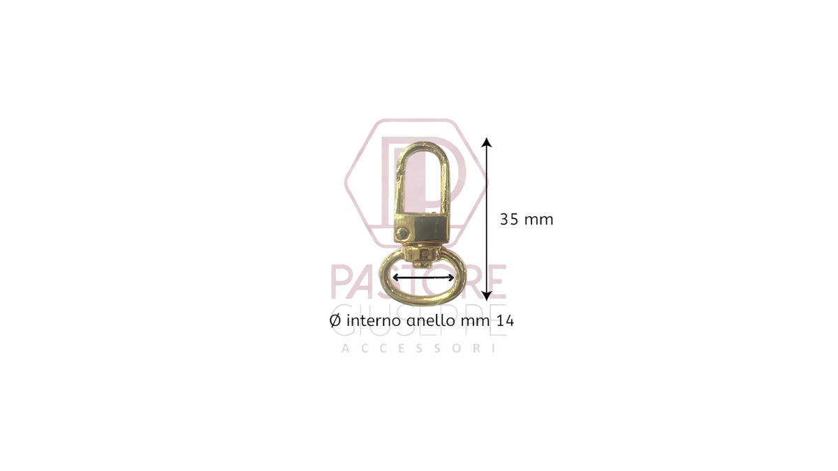 Moschettone art 275 14 mm