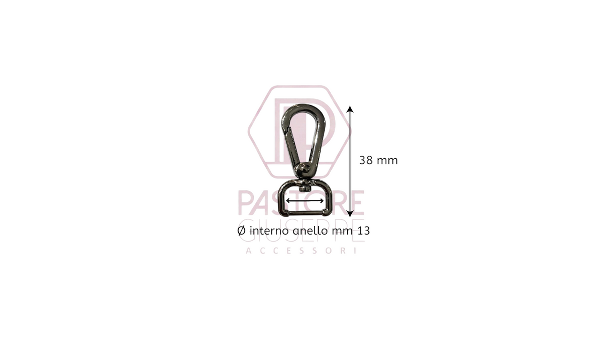 Moschettone art 300009 13 mm
