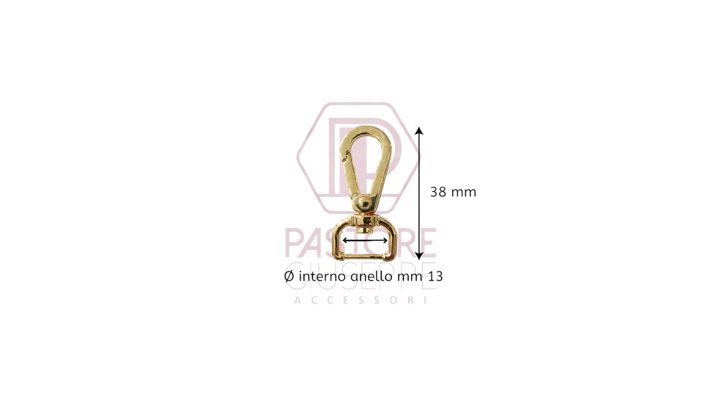 Moschettone art 300009 13 mm