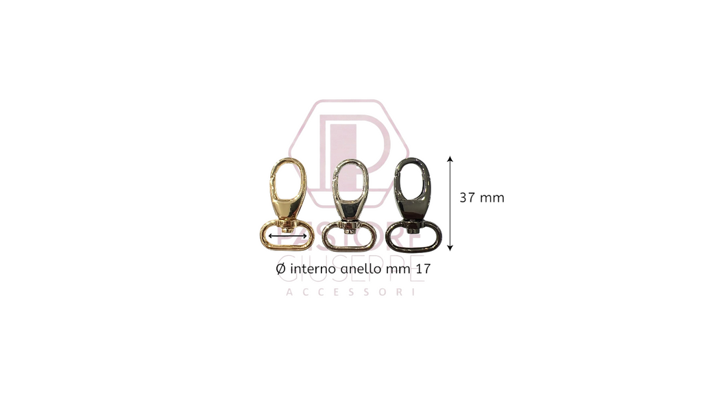 Moschettone art 300123 17 mm