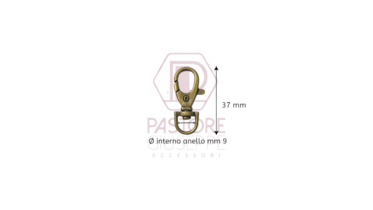 Moschettone art 74 9 mm