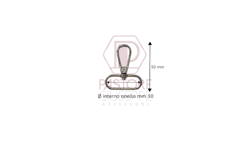 Moschettone art 775 30 mm