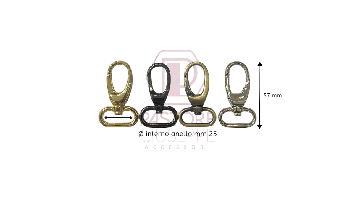 Moschettone art 79 25 mm