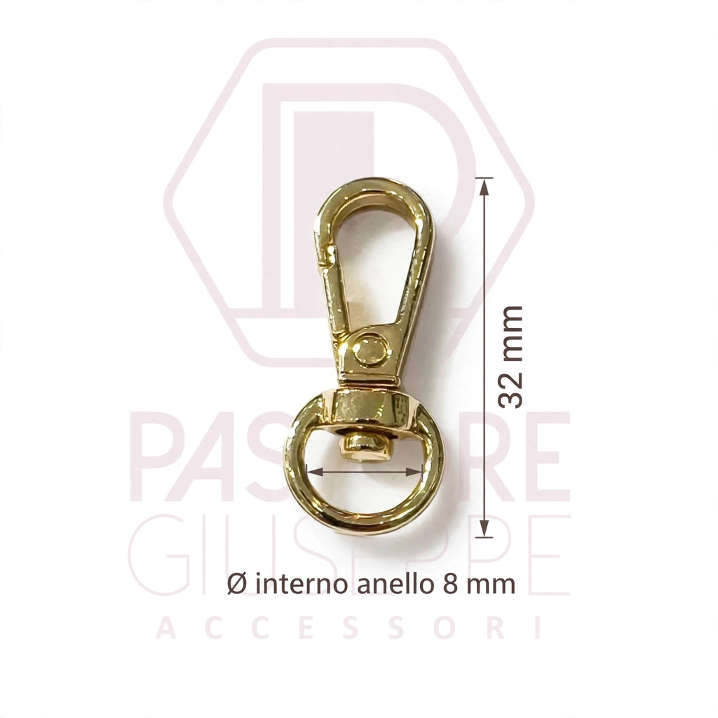 Moschettone art  775 8 mm