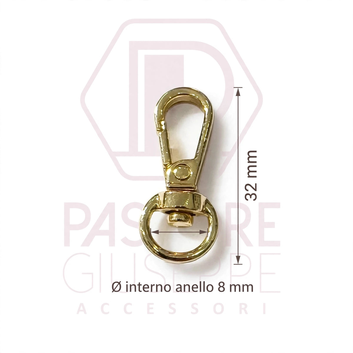 Moschettone art  775 8 mm
