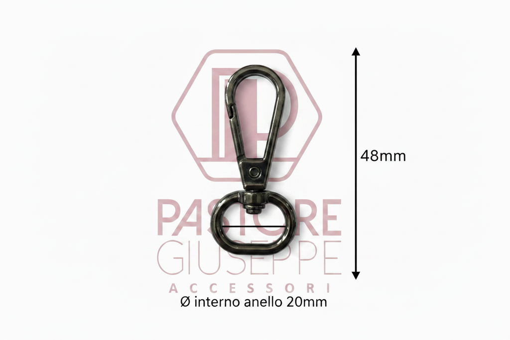 Moschettone art 775 20 mm