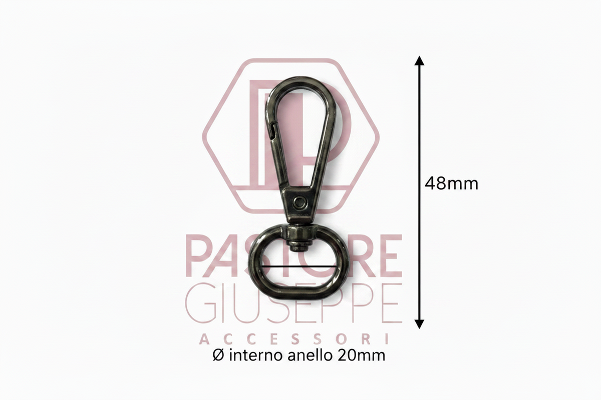Moschettone art 775 20 mm