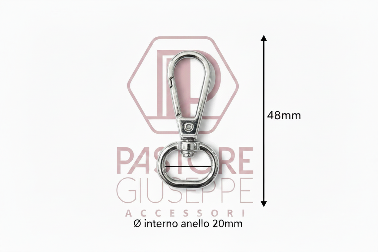 Moschettone art 775 20 mm