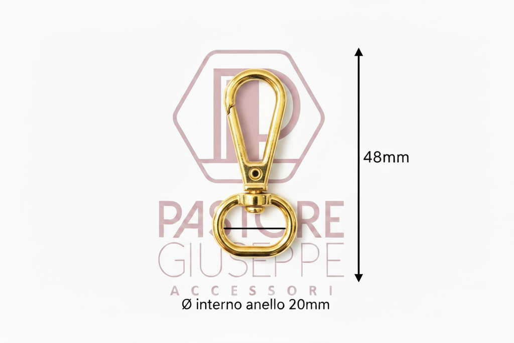 Moschettone art 775 20 mm