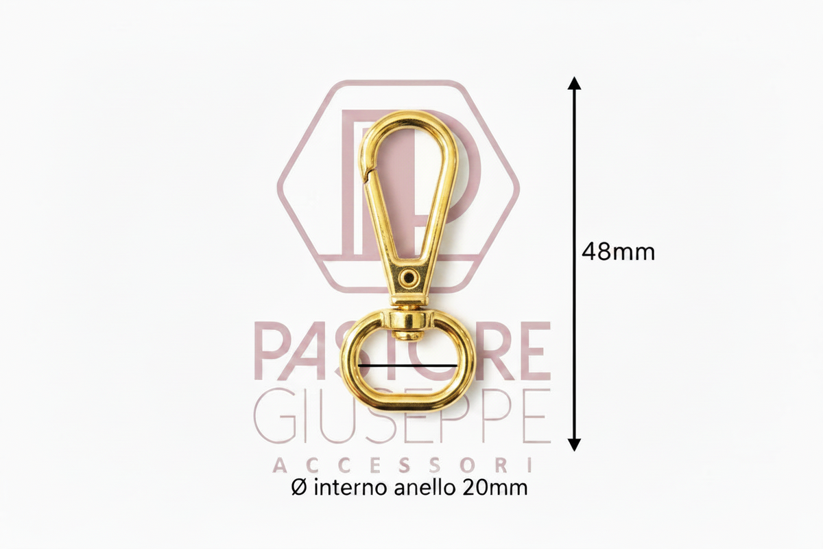 Moschettone art 775 20 mm
