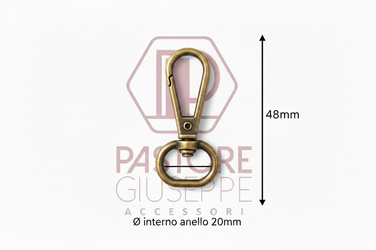 Moschettone art 775 20 mm