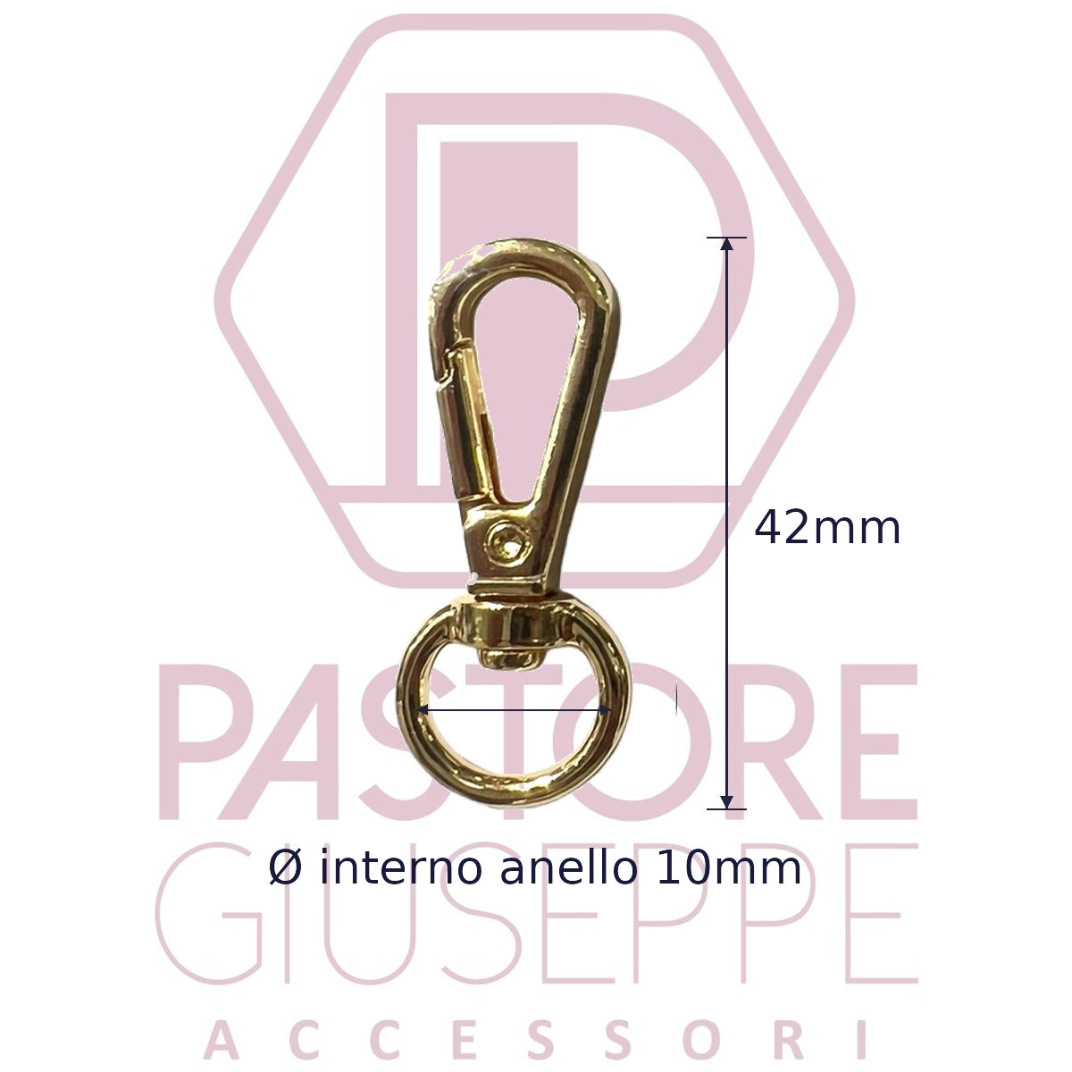 Moschettone art 775 10 mm