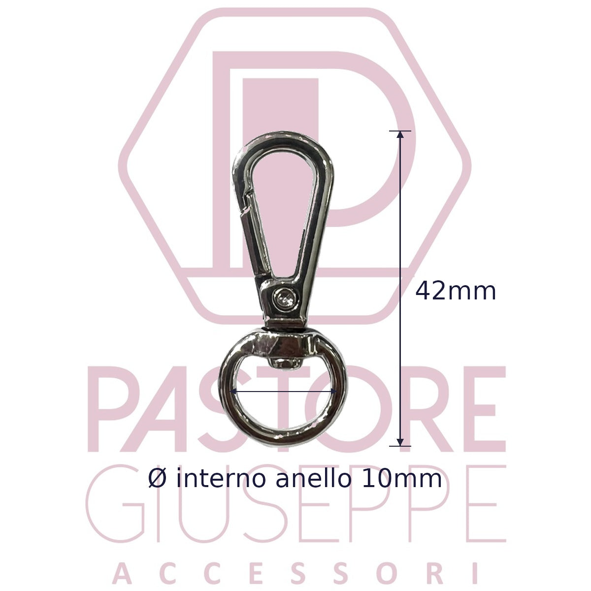 Moschettone art 775 10 mm