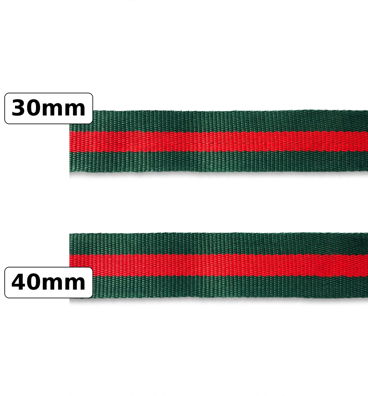 Nastro in nylon bicolore