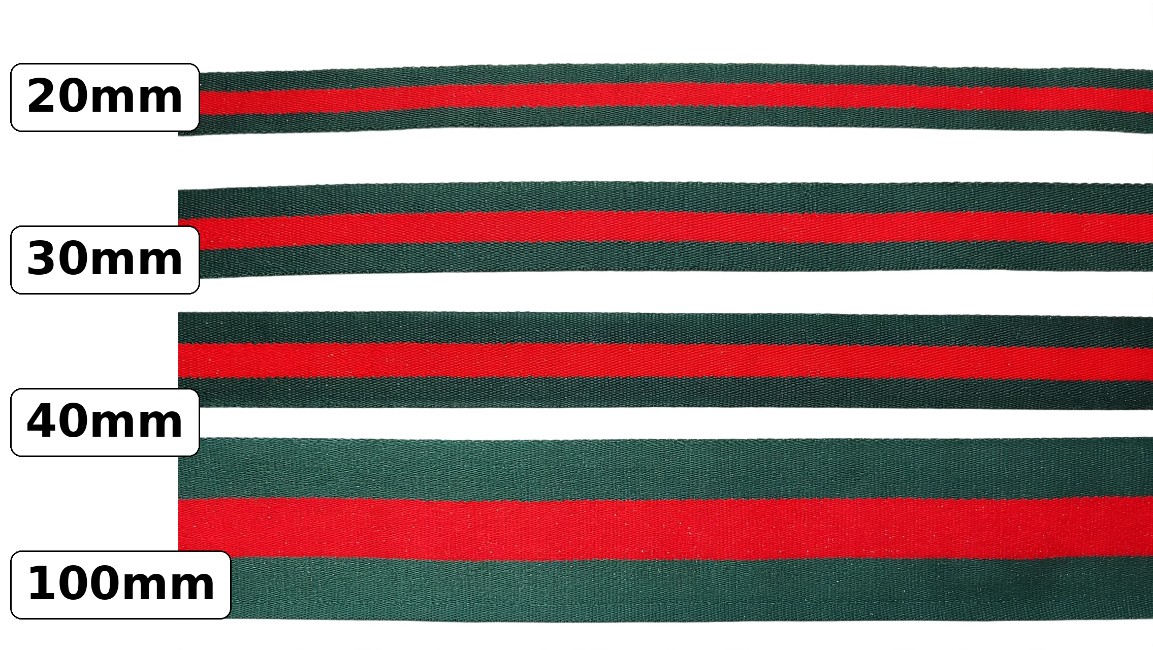 Nastro in cotone bicolore