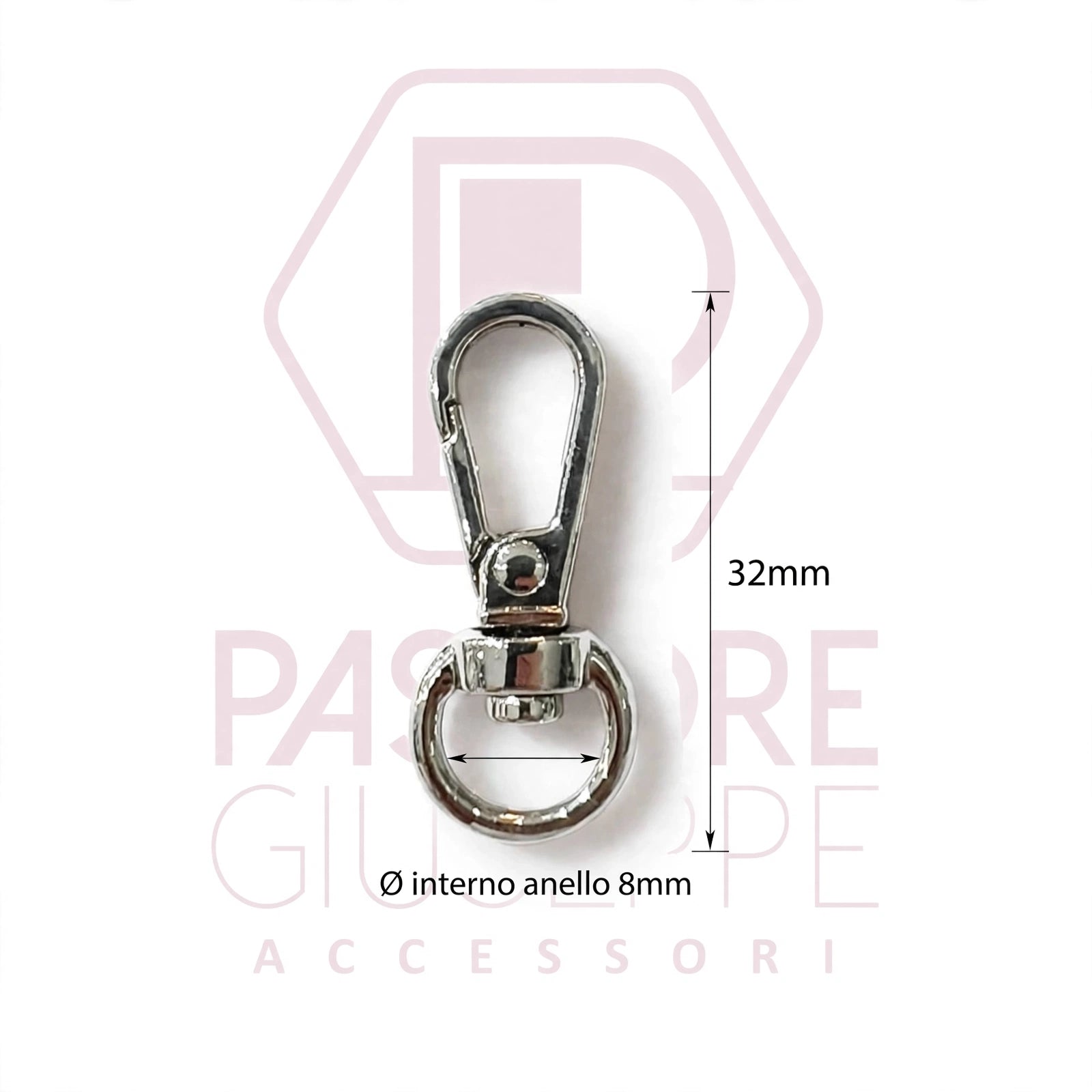 Moschettone art  775 8 mm