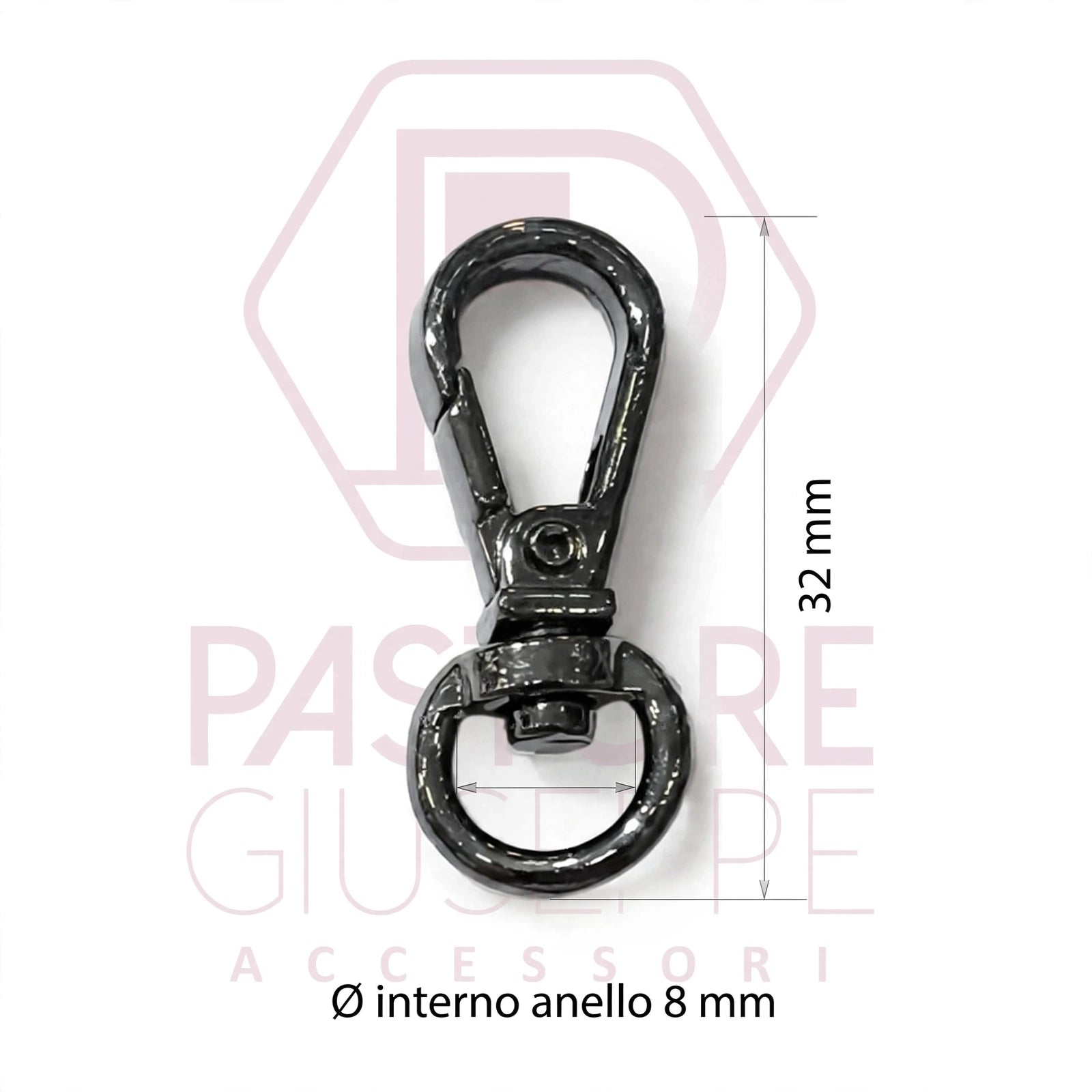 Moschettone art  775 8 mm